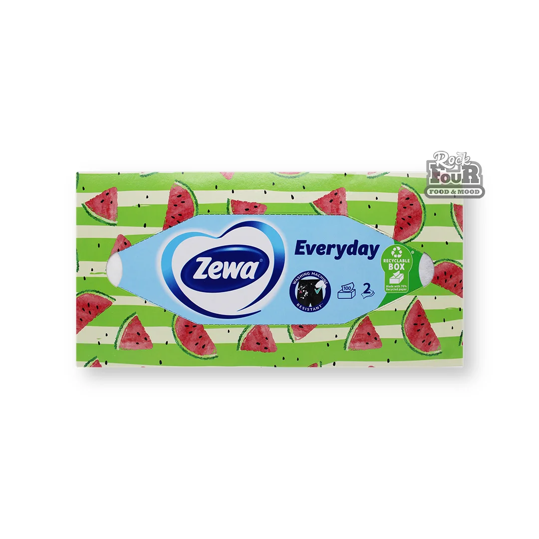 Անձեռոցիկ «Zewa Everyday» երկշերտ 100հատ